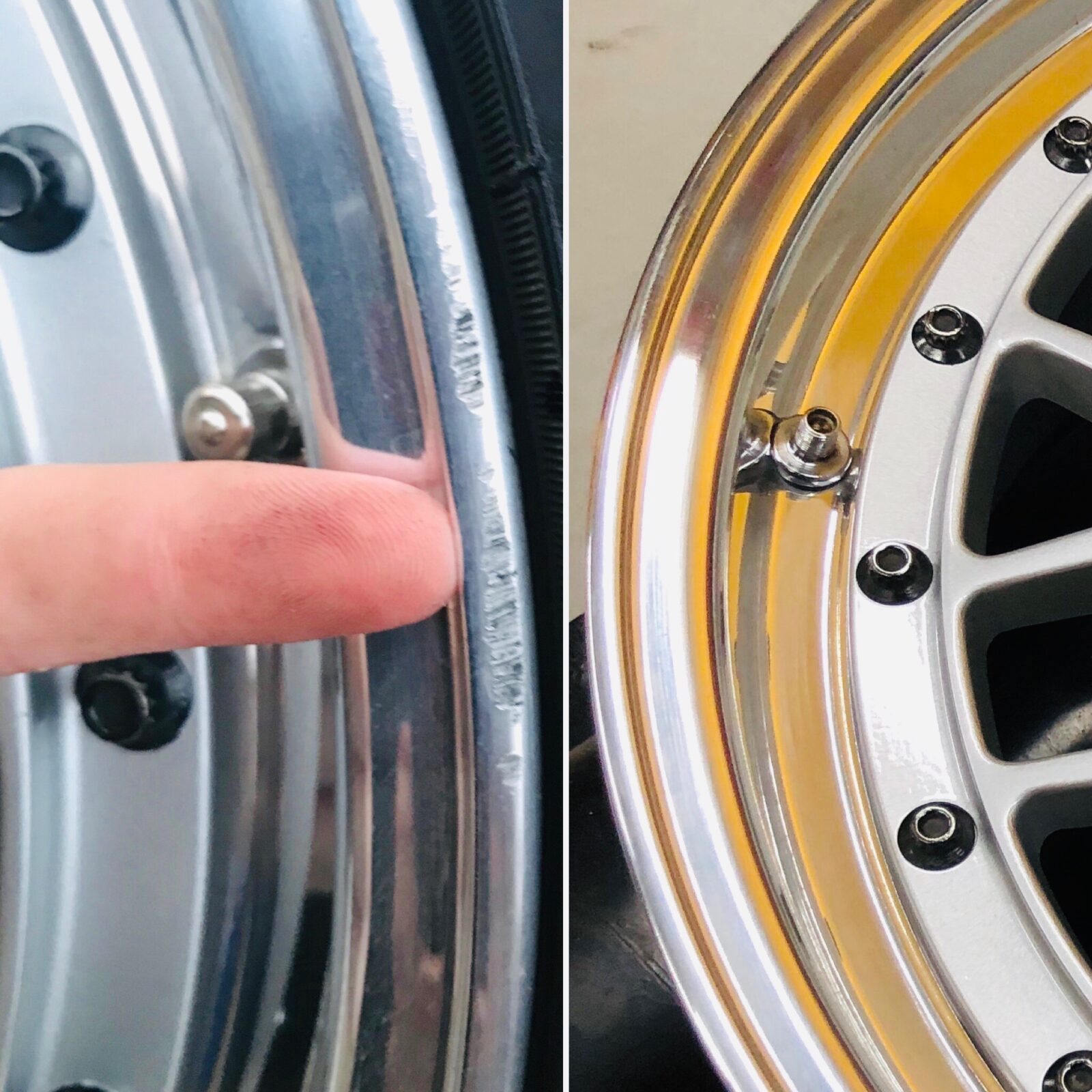 wheel curb rash repair
