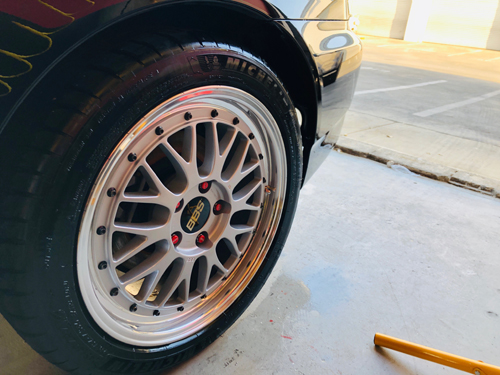 wheel restoration on BBS LM